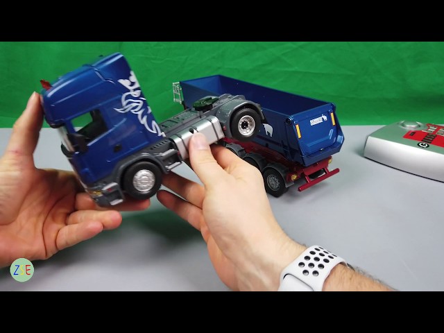 Siku - Siku Control32 - SCANIA WITH TIPPING TRAILER - 6725