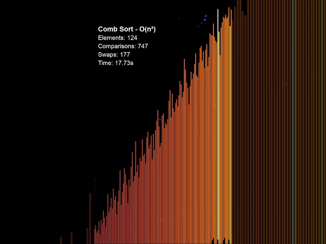 Comb Sort — Bubble Sort was beyond saving. Then someone tried 1.3 and everything changed  #asmr
