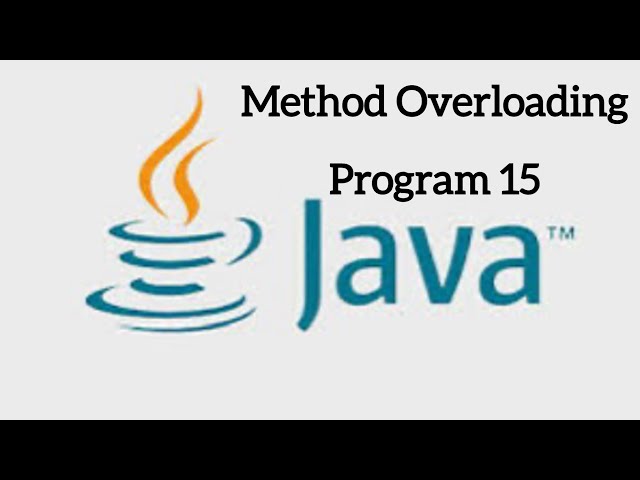 Method Overloading || Java || beginners friendly || fyp