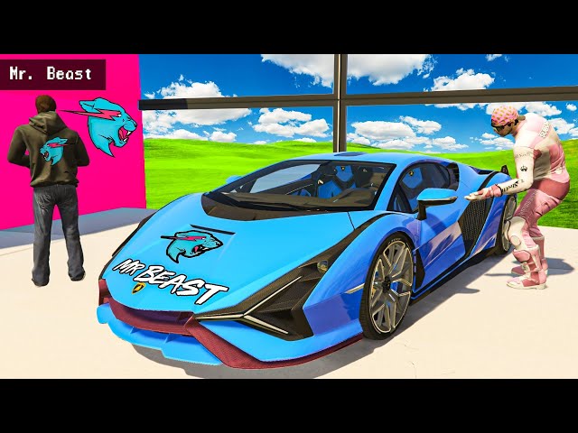 Stealing Every Car from MrBeast in GTA 5
