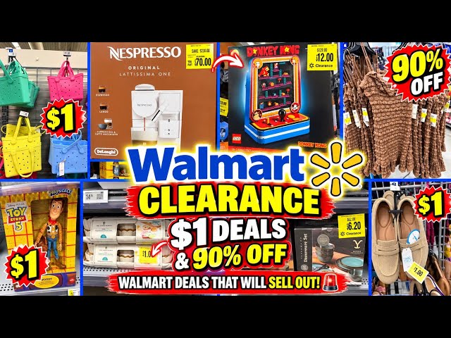 WALMART CLEARANCE $1 DEALS & 90% OFF 🚨WALMART DEALS THAT WILL SELL OUT! #clearance #walmart