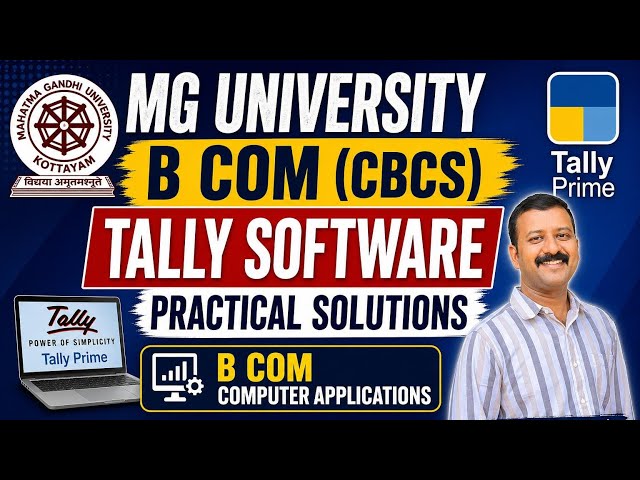 Computerised Accounting Practical | EP-5| B Com