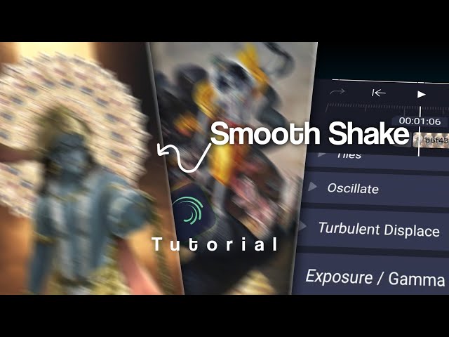 Smooth Shake Transition in Alight Motion