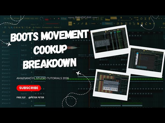 [🔴FREE FLP🥾🔥]  How To Make Boots Movement Beat | Amapiano FL Studio Tutorials | Sgidongo | 2026🥾🔥🔥