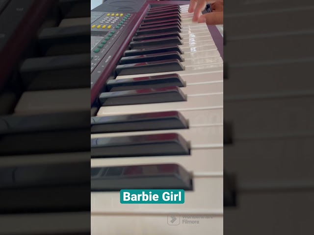 Barbie Girl Piano Cover #howtoplaybarbiegirlsong #barbiegirlpiano #barbiesongpiano #pianobarbie