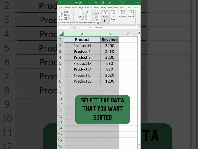 How to Sort Data in Excel - Beginner Tutorial
