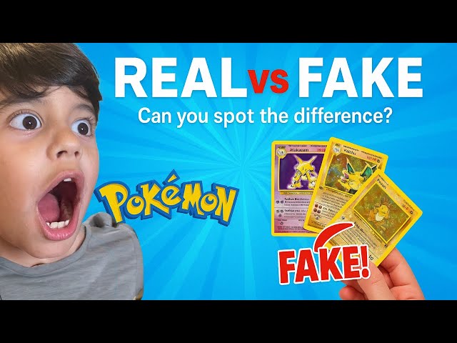 Real vs Fake Pokémon Packs Opening!