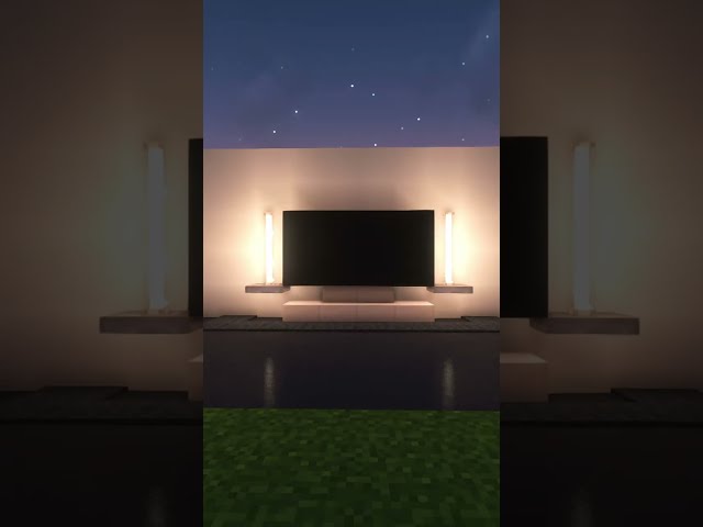 Minecraft: How to build a TV!