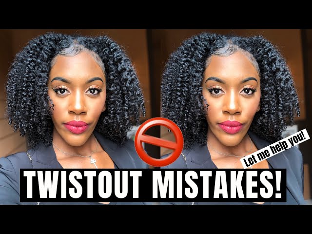 TWISTOUT MISTAKES YOU KEEP MAKING! Prevent DRY, FRIZZY twistouts! TWISTOUT 101 Pt 7