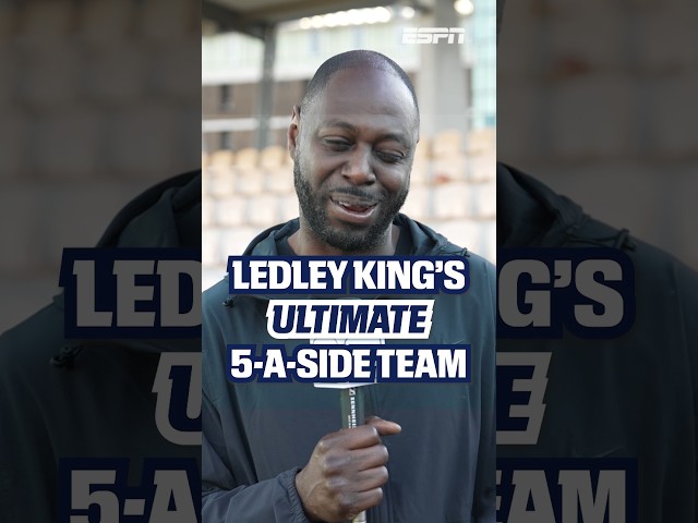 Who makes former Tottenham and England star Ledley King's ultimate 5-a-side team?