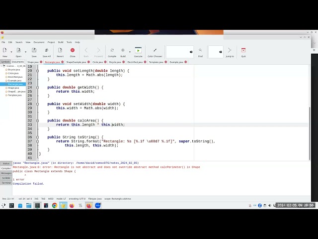 Appendix A: Abstract Classes and Interfaces