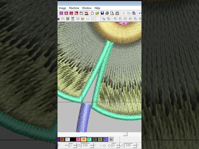 Flower tutorial video by wilcom software #tutorial #embroidery