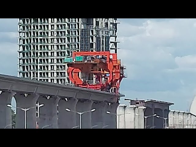 Pemasangan Girder Sudah Sampai Cikunir! Update Pembangunan Kereta Cepat Jakarta Bandung [4K]