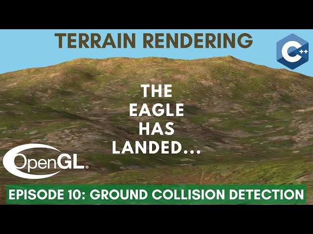 Ground Collision Detection // Terrain Rendering episode #10