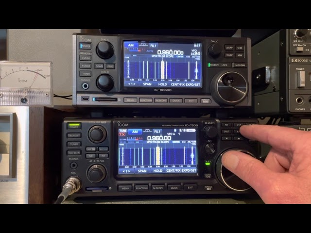 Compare Icom HF receivers IC-7300 IC-R8600