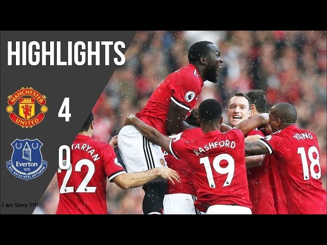 Manchester United vs Everton 4 0 All Goals & Highlights 17th September 2017/18