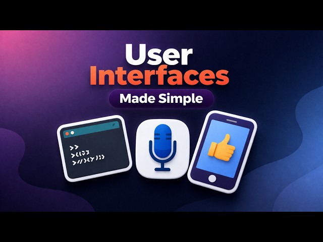 All Types of User Interfaces You Should Know | What is an user interface
