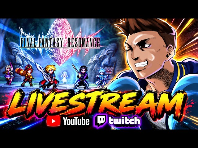 Fortexfiend is live! I AM BACK! More Final Fantasy Resonance demo! This game is beyond beautiful!