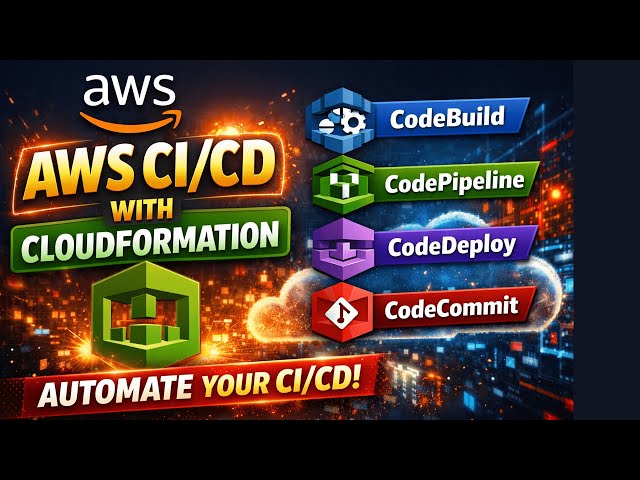Automate CI/CD with CodePipeline + CodeBuild + CodeDeploy + CodeCommit + CloudFormation