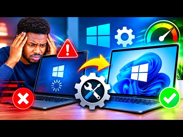 Fix Windows Errors, Lagging & Screen Freezing FAST | 6 Powerful Windows Fixes