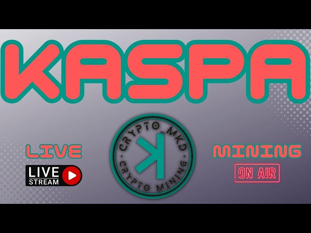 KASPA (KAS) LIVE Mining! #crypto #kaspa #mining