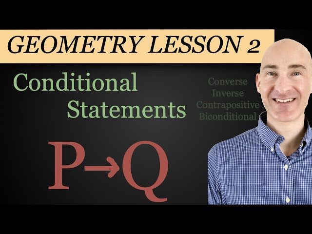 Conditional Statements, Inductive & Deductive Reasoning (Complete Geometry Course Lesson 2)