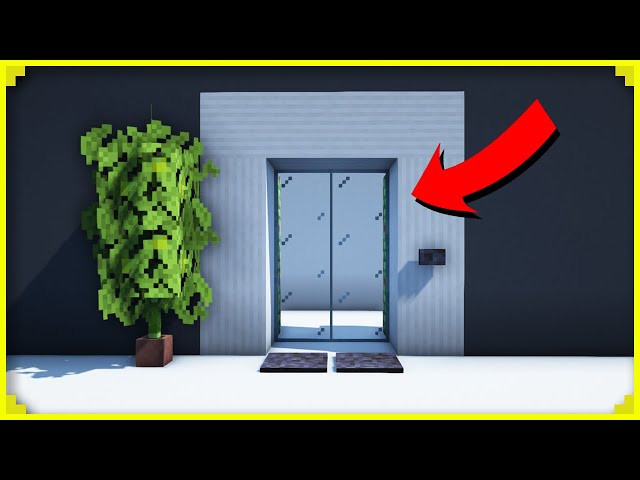 🦊Automatic door EASY to do in MINECRAFT