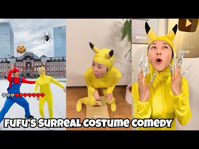 Surreal Ziki & Zaki Costume Horror Comedy | Fufu/ふうふ Bizarre Sketch Compilation 2024 Part23