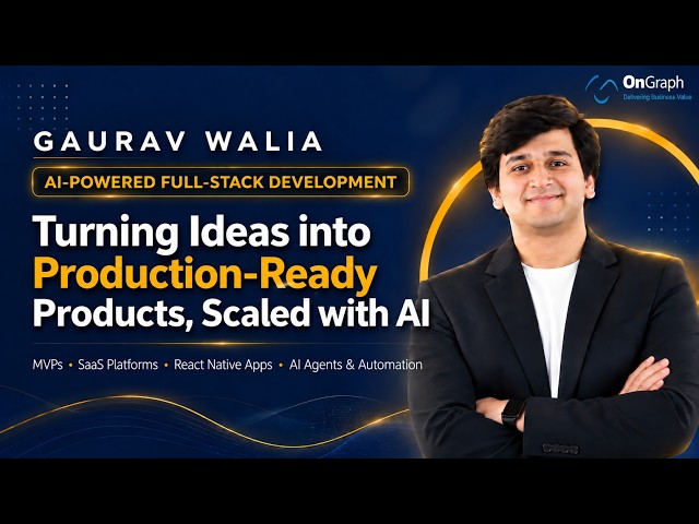 Meet Gaurav Walia | MERN Stack Developer at OnGraph Technologies