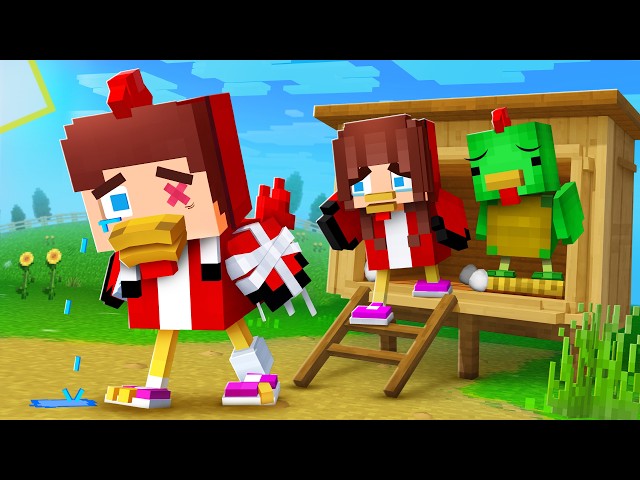 JJ Chicken, No Way Home - Sad Story - Maizen Minecraft Animation