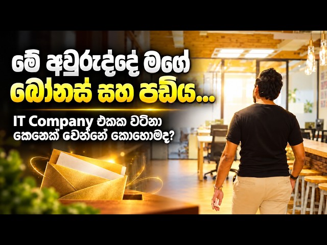 මේ අවුරුද්දේ මගේ බෝනස් සහ පඩිය | IT Company එකකට වටිනා පුද්ගලයෙක් වෙන්නේ කොහොමද මේ කාලේ