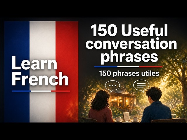 [FR/EN] Learn French: 150 Useful conversation phrases | Ambient Listening