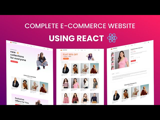 How To Create Complete Ecommerce Website Using React JS Step by Step Tutorial