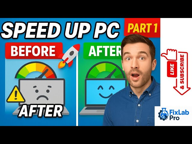5 Simple Tricks to Make Your Windows PC 200% Faster ⚡ | Speed Up Laptop or PC Instantly!