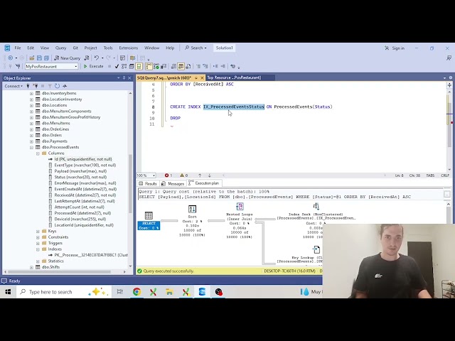 Sql server query optimization example