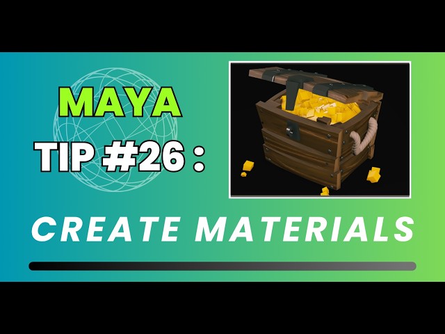 Maya Quick Tip #26: Create Materials