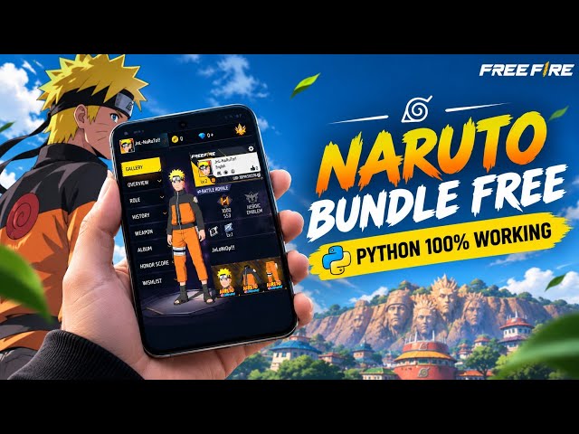 Get Naruto Bundle Free In Mobile Using Jwt Token 100% Working Python source code 📁 JNL & Crownx 🗿