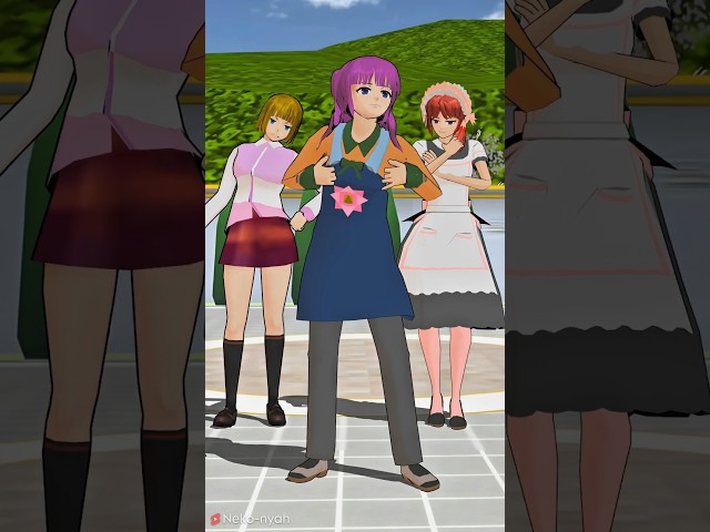 Sakura Baddies slaying the Brazilian dance 💅🏻 #sakuraschoolsimulator #shorts #trending #viral #dance