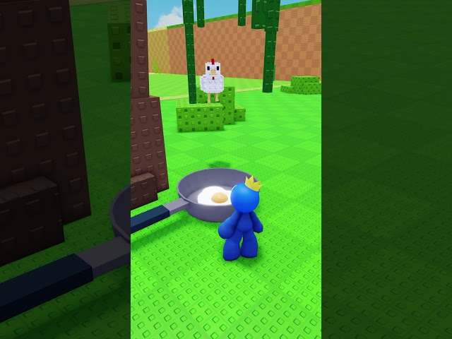 Chicken's revenge in steal an egg..