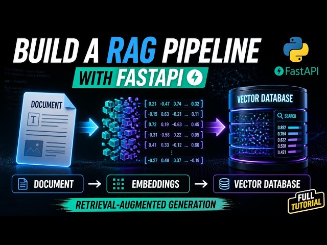 Build a RAG Pipeline with FastAPI — Part 1: Documents to Vector Database