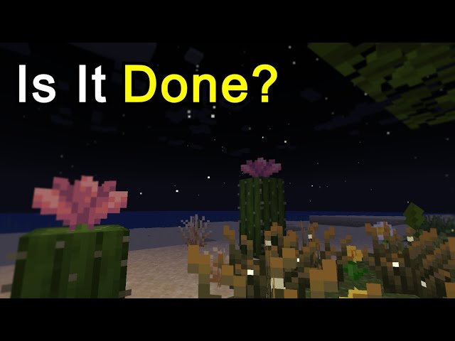 Is Minecraft's Next Update Finished?