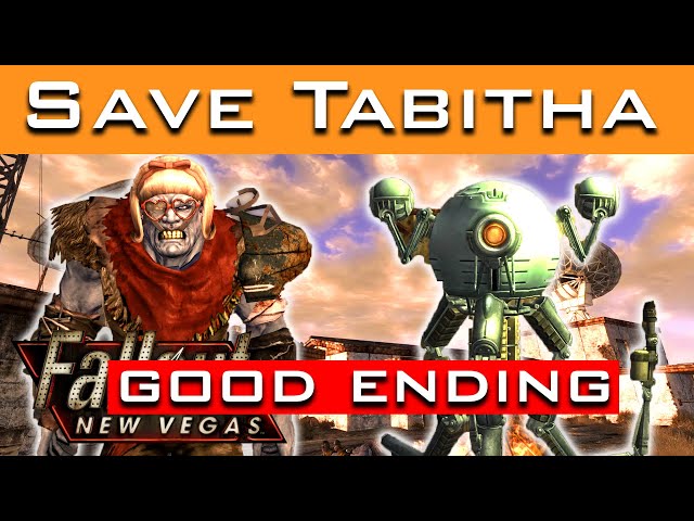 Fallout New Vegas - How to Peacefully Remove Tabitha from Black Mountain (Good Ending)
