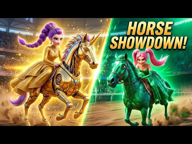 What If Rumi from Golden will Race vs Mira From Emerald on HORSE! Championship   KPOP Demon Hunters