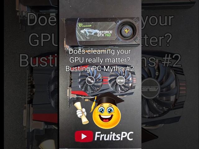 Does cleaning your GPU really matter?🙏🏻🔥👍😭🔨💯😈😎🥀🎉
