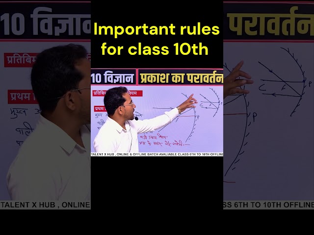 image formation rule short video  #class10science #ytshorts #physics #education #talentxhub #viral