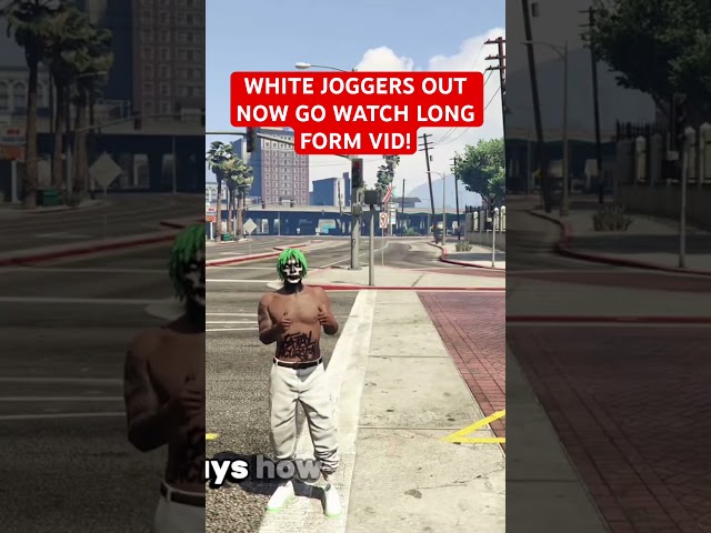 White joggers out now!