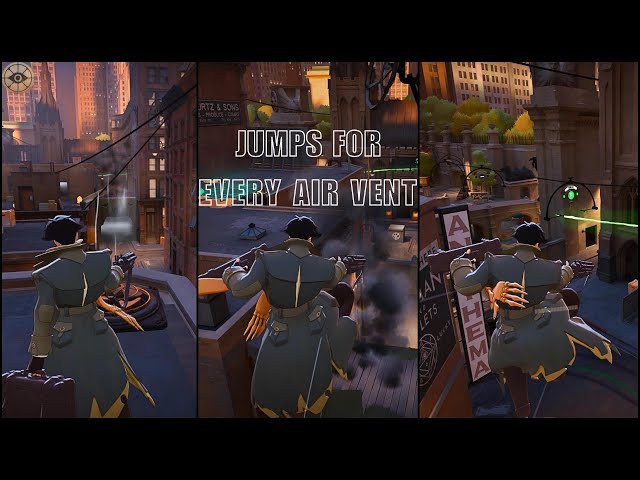 Escape Jumps and Rotations for Every air vent in Deadlock! | Advanced Movement