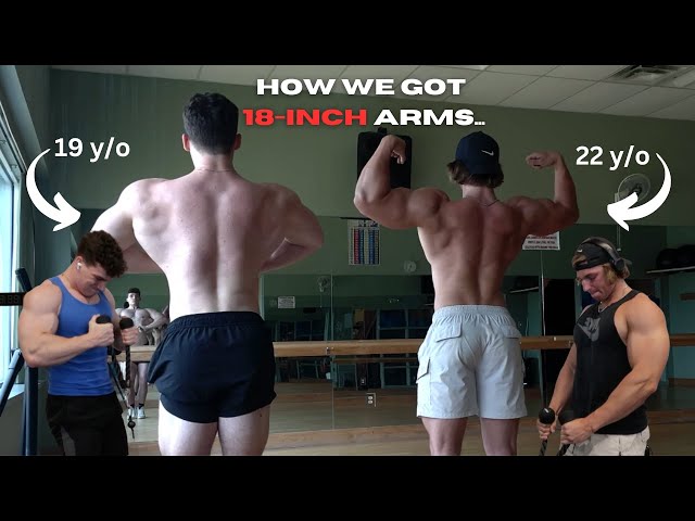Full Back & Bi Workout That We Did To Get 18-inch Arms
