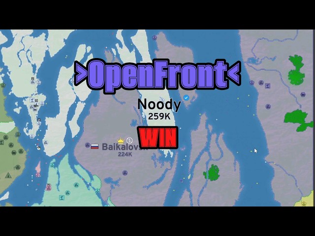OpenFront Steam Chiến Thắng đầu tiên |NOOD The Game Dev