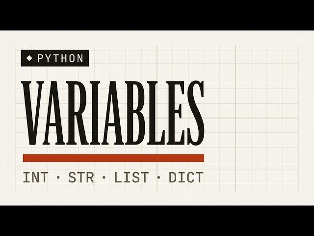 Python Variables and Data Types in 10 Minutes — Coded From Scratch